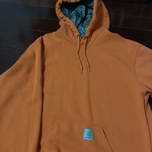 Neon Orange Carhartt Hoodie